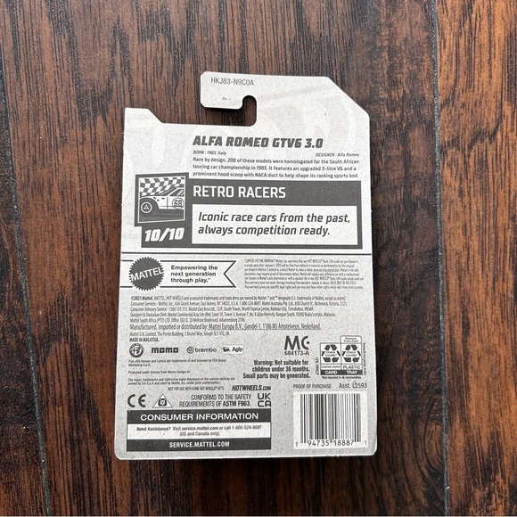 Hot Wheels White Car Die-Cast - Picture 4 of 4